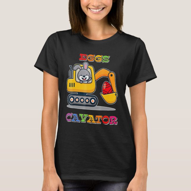 Camiseta Roupa De Caça De Ovo De Páscoa Para Crianças, Cria (Frente)