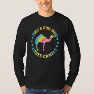 Camiseta Roupa de Camelo para Mulheres e Meninas Apaixonada