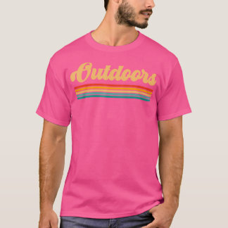 Camiseta Roupa de campismo externo - Campi de mochila ambul