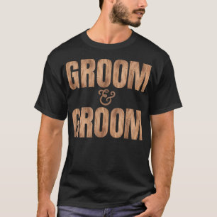 Camiseta Roupa de CasamentoCasadoLGBTQ para