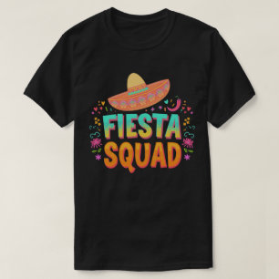 Camiseta Roupa de Celebração do Esquadrão Fiesta Vibrante