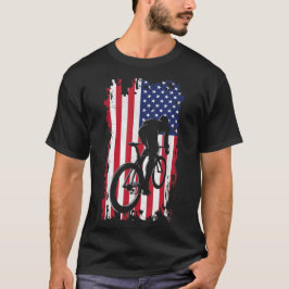 Camiseta Roupa de ciclismo da American Flag Road
