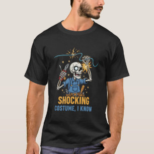 Camiseta Roupa de Cima Chocante Eu Sei - Esqueleto Elétrico