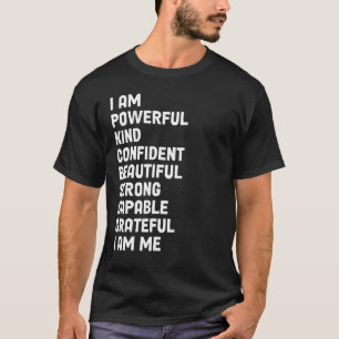 Camiseta Roupa de citação inspiradora para mulheres quando