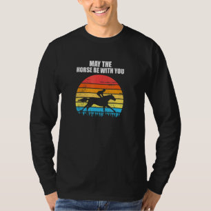 Camiseta Roupa de Corrida de Cavalo