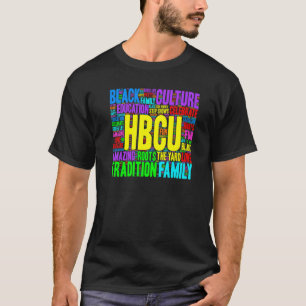 Camiseta Roupa de Cultura de Celebração de Formando HBCU