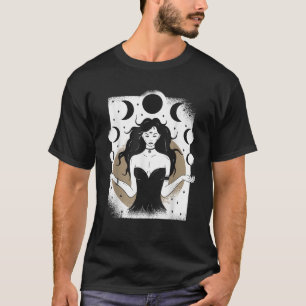 Camiseta Roupa de DEUSA LUNAR Wiccan Wicca Pagã Magia