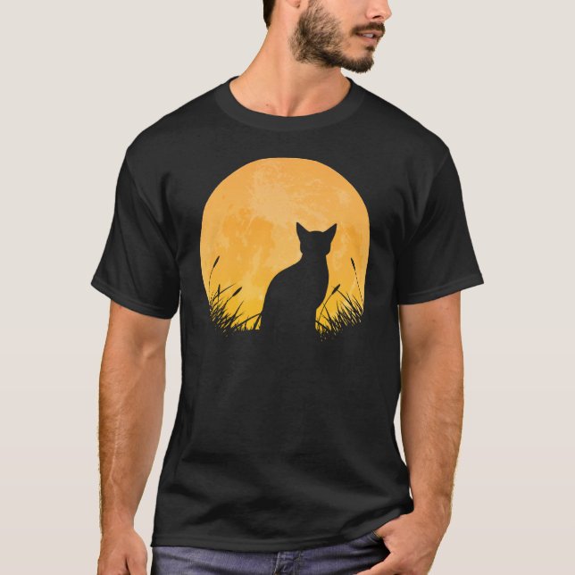 Camiseta Roupa de Dia das Bruxas Selvagens de Lua de Ocelot (Frente)