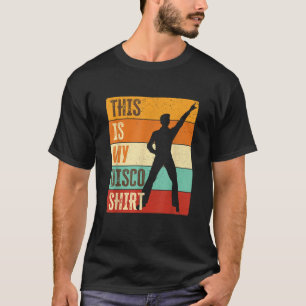 Camiseta Roupa de Disco Masculina Anos 70 Roupa Anos 80 Fan