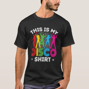 Camiseta Roupa de Disco Mulheres Homens Anos 70 80 Fantasia