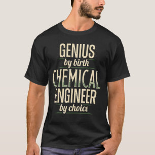 Camiseta Roupa de Engenharia de Engenheiros Químicos Genius