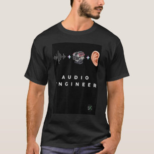 Camiseta Roupa de Engenheiro de áudio