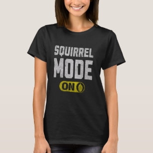 Camiseta Roupa de Esquilo Ativado Divertido Coletor de Noze