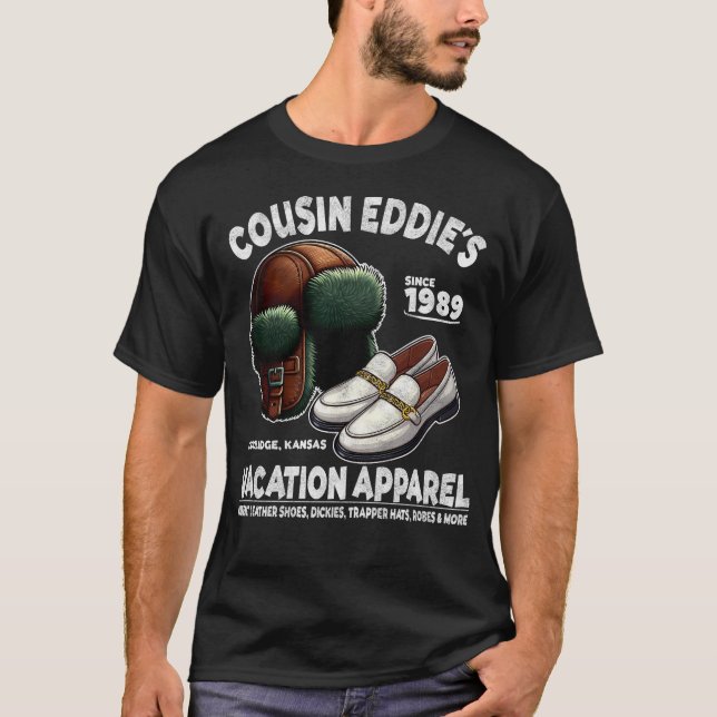 Camiseta Roupa de Férias do Primo Eddie (Frente)