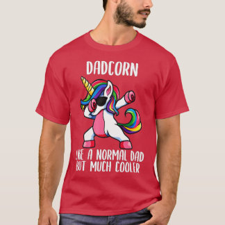 Camiseta Roupa de Festa de aniversário de Pai do Unicorn