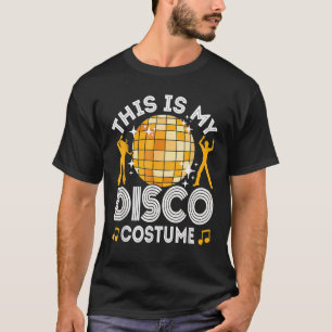 Camiseta Roupa de Festa Disco 70s Tema Disco