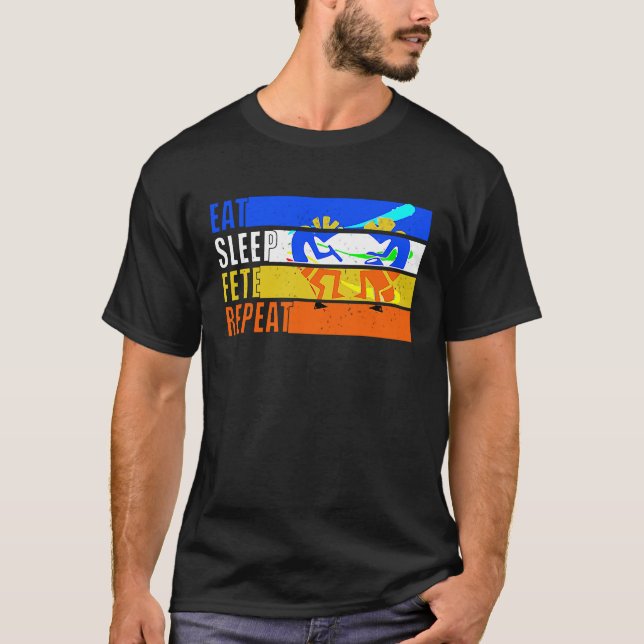 Camiseta Roupa de Fete Bacanal de Carnaval Cinto (Frente)