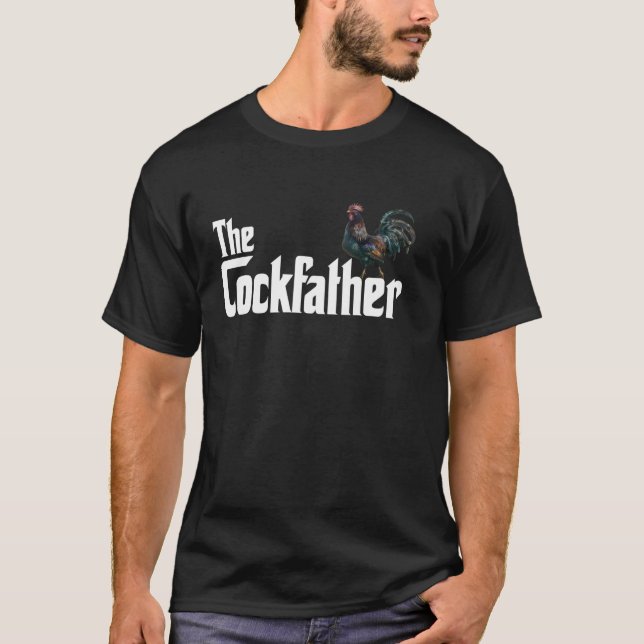 Camiseta Roupa de frango T para fazendeiros e criadores tra (Frente)