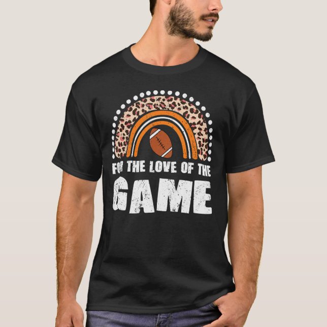Camiseta Roupa de futebol americano pelo amor do jogo (Frente)