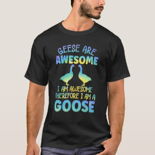 Camiseta Roupa de Ganso para Amantes de Gansos e Patos Mulh