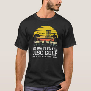 Camiseta Roupa de Gráfico de Golfe de Disco para Homens Mul