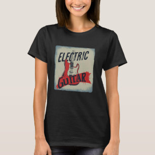 Camiseta Roupa de Guitarra Legal para Meninos e Meninas que