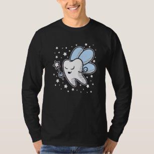Camiseta Roupa de Halloween da Fada do Dente Dental Simpáti