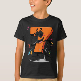 Camiseta Roupa de Halloween do Meme Sick Seven 67 Brainrot