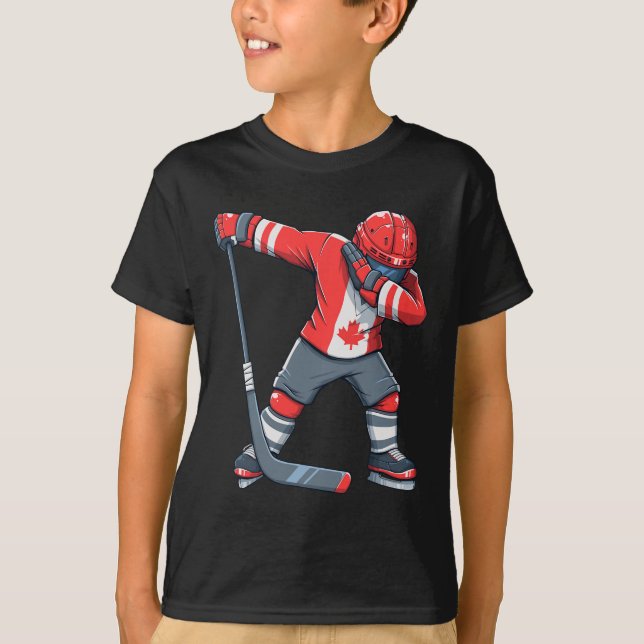Camiseta Roupa de Hóquei em Gelo para Rapazes Diversos (Frente)