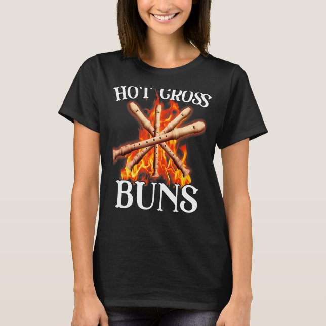 Camiseta Roupa de Hot Cross Buns (Frente)
