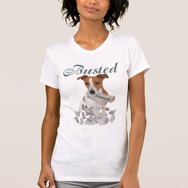 Camiseta Roupa de Jack Russel (Frente)