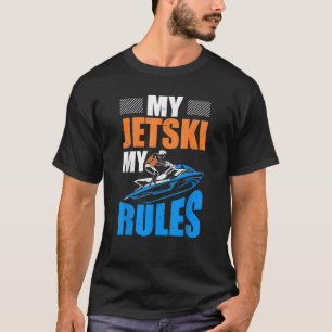 Camiseta Roupa de Jetski Jet Skier Pesca de Jetski Jet Ski