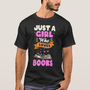 Camiseta Roupa de Livro para Bibliotecas de Leitura de Book