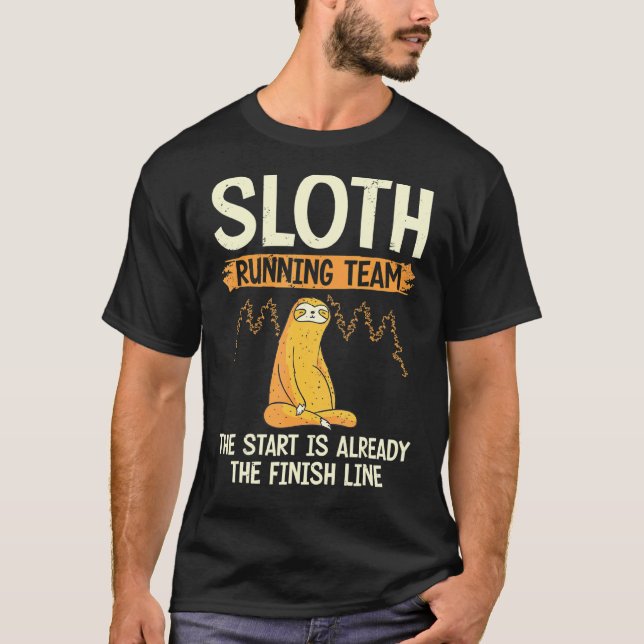 Camiseta Roupa de Maratona de Equipe Executante da Lama (Frente)