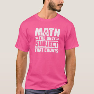 Camiseta Roupa De Matemática Para O Geek 1 De Matemática