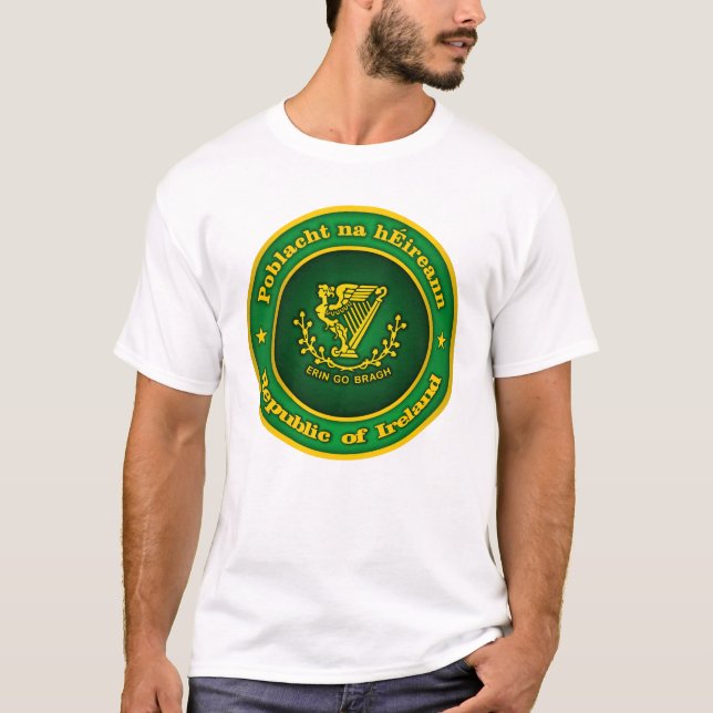 Camiseta Roupa de Medalhão Irlandês (Frente)
