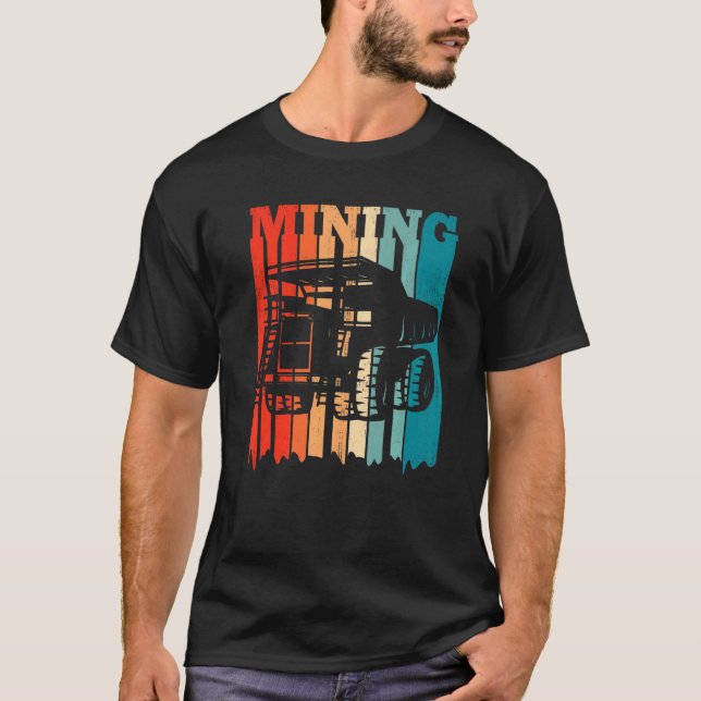 Camiseta Roupa de Mineração de Engenharia de Engenheiro de  (Frente)