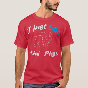 Camiseta Roupa de miniporcos para mulheres raparigas Porcos