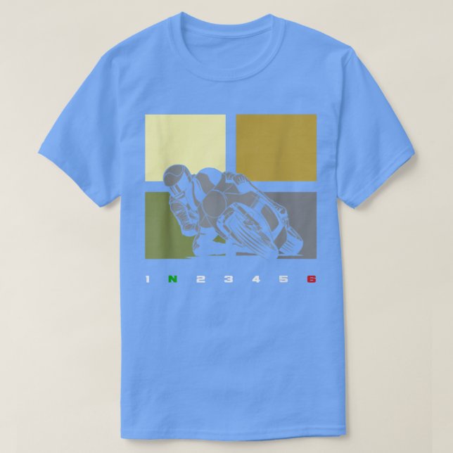 Camiseta Roupa de motociclo - Motociclo 1111 (Frente do Design)