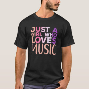 Camiseta Roupa de Música para Citação de Cantores de Músico
