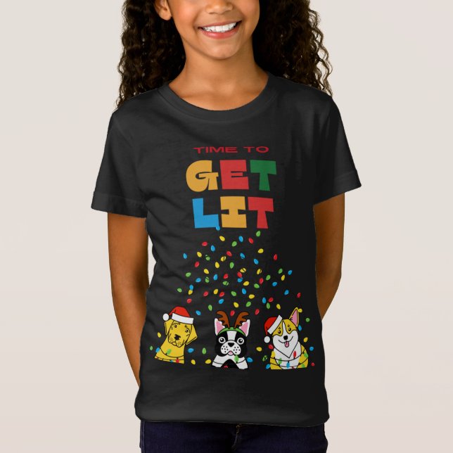 Camiseta Roupa de Natal bonito (Frente)
