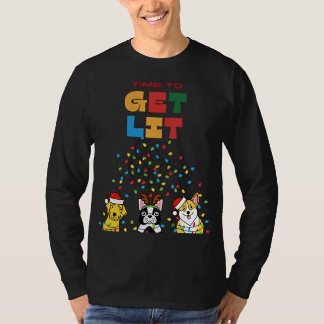 Camiseta Roupa de Natal bonito (Frente)