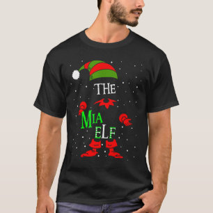 Camiseta Roupa de Natal de Família Combinando do Grupo Mia