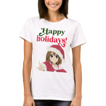 Roupa de Natal Kawaii, Menina de Animação