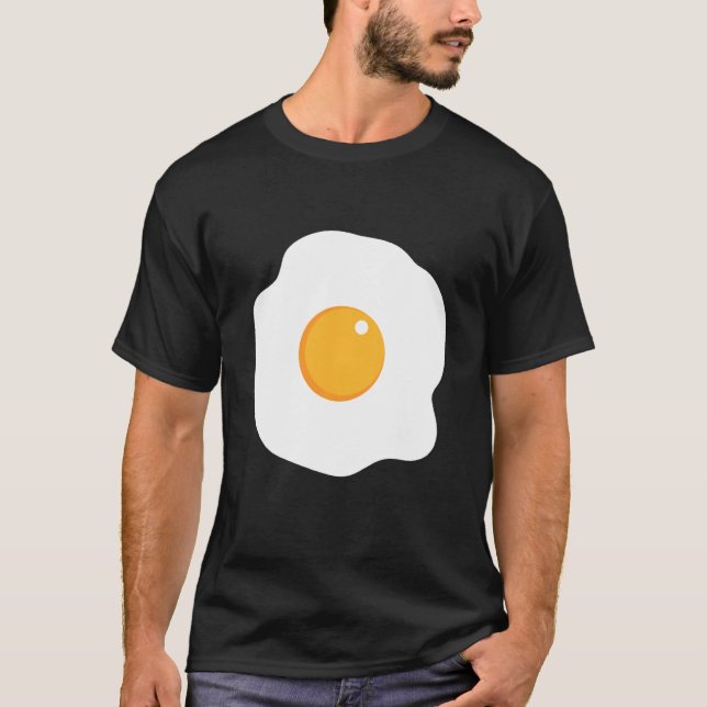 Camiseta Roupa De Ovo Devastada Adicionar Chifres Diabos E  (Frente)