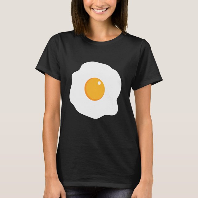 Camiseta Roupa De Ovo Devastada Adicionar Chifres Diabos E  (Frente)
