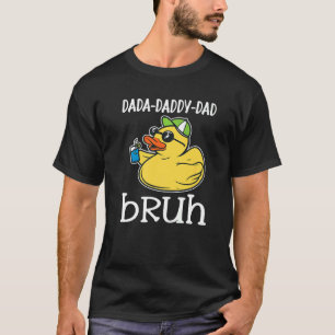 Camiseta Roupa de Papai Pato de Borracha Masculina Dada Pap