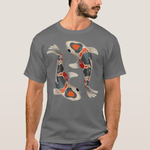 Camiseta Roupa de Peixes Koi Chineses para o Koi Keeper