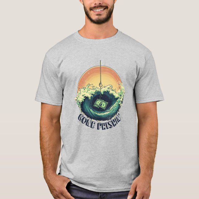 Camiseta Roupa de Phishin para o Pro em Escapar a Vida (Frente)