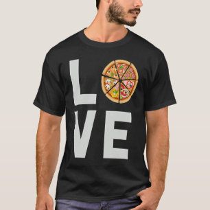 Camiseta roupa de pizza para homens mulheres meninas